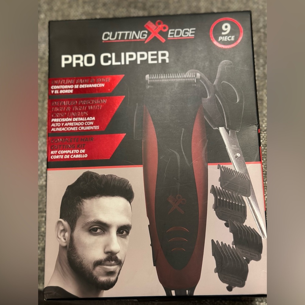 Cutting Edge Pro Clipper Hair Clippers Hair Cutting Kit New In Box Great Gift